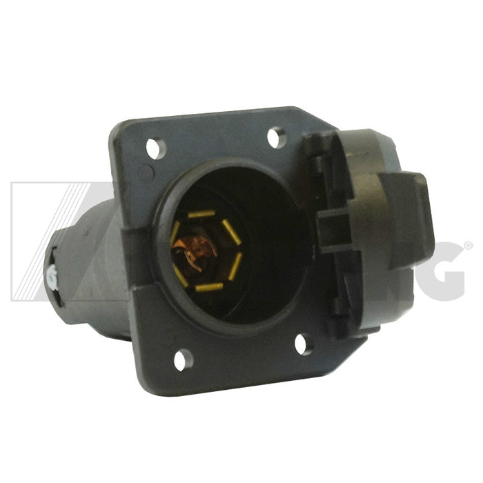 Adapter - 7 Pole Rv Vehicle End Connectr | Weight: 1 lbs