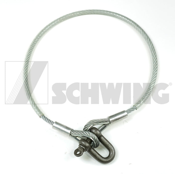 Kit - Safety Cable With Clevis | Weight: 2 lbs | Dimensions: 230 X 160 X 40 MM
