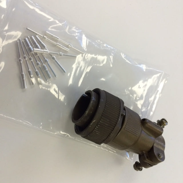 Plug - Connector, Cannon 10-Pin Round | Weight: 1 lbs