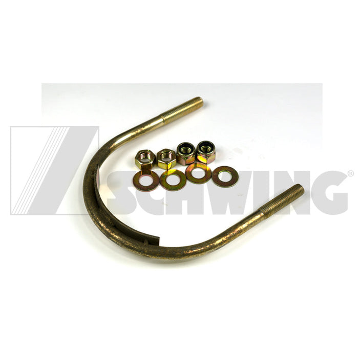 Assy - U-Bolt, 7-9/16" X 8-7/16" / 2-1/2 | Weight: 4 lbs | Dimensions: 38 X 208 X 230
