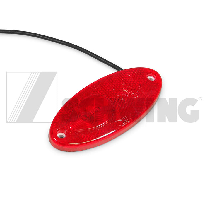 Side Marker Lamp 12V Red | Weight: 2 lbs | Dimensions: 185 X 75 X 45 MM