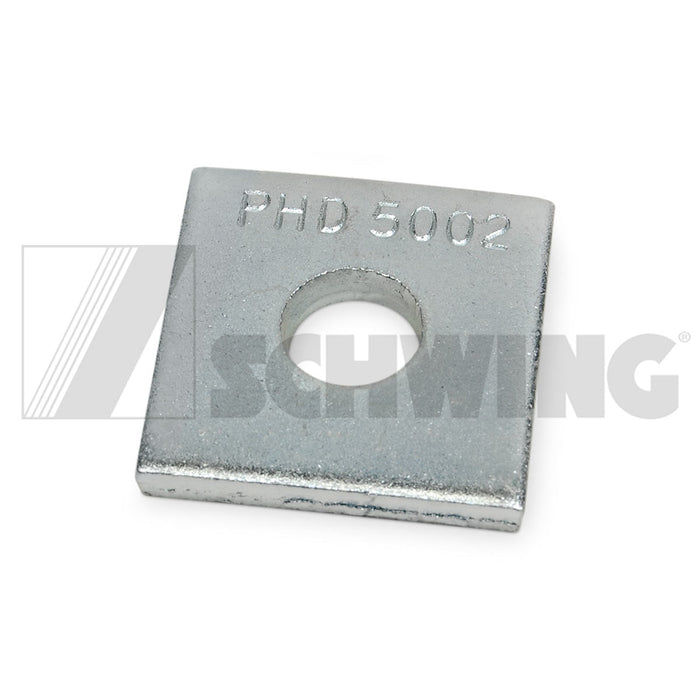 Washer - 1/2" Id X 1-5/8" Sq X 1/4" Thk | Weight: 2 lbs | Dimensions: 42 X 42 X 6 MM