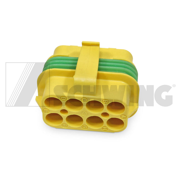 Connecting Piece Power Dist Yellow 8-Pin | Weight: 2 lbs | Dimensions: 42 X 33 X 30 MM