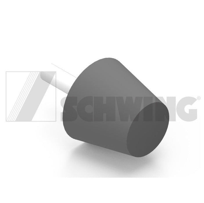 Rubber Buffer - 1.5" X 1.25", 5/16-18 | Weight: 2 lbs