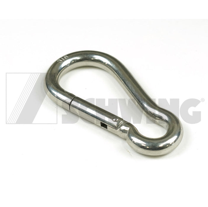 Clip -Carabiner 3/8" 316Ss | Weight: 2 lbs | Dimensions: 10 X 42 X 100MM