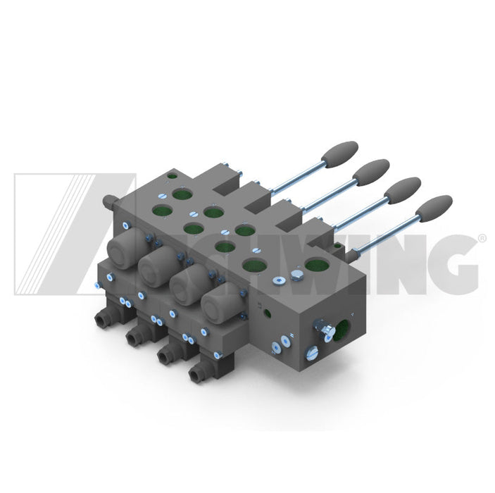 Hydraulics Valve Bank Boom - Lb33/Lb40 | Weight: 51 lbs | Dimensions: 383 X 345 X 123