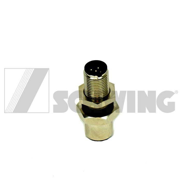 Connector M12 Bulkhead Passthrough | Weight: 1 lbs