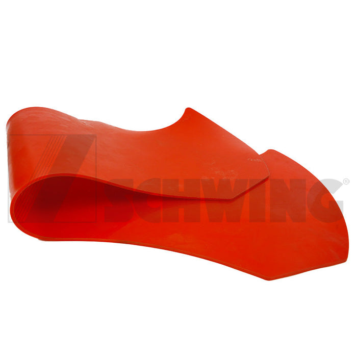 Rubber Cover - Head Scraper Skirt (Red) | Weight: 7 lbs | Dimensions: 1158 X 452 X 7