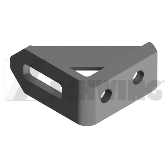 Wmt - Lh Scraper Angle Mount - Lb33/Lb40 | Weight: 2 lbs | Dimensions: 76 X 70 X 38
