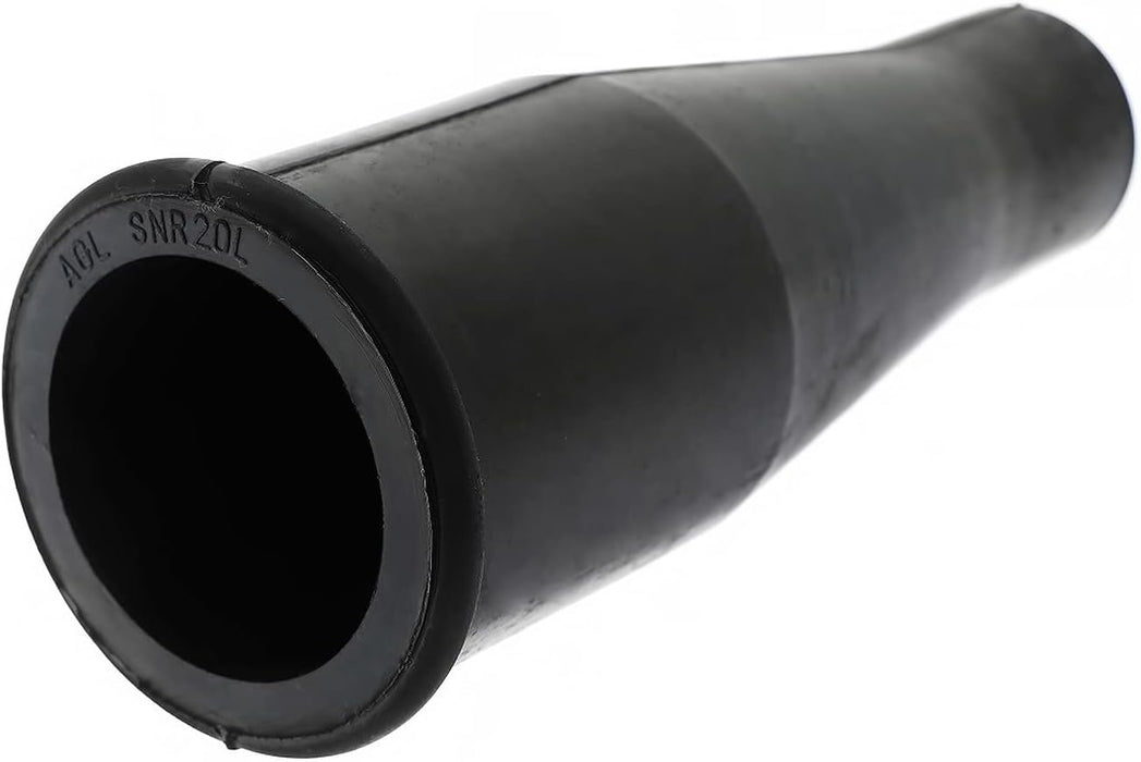 2-inch Shotcrete Nozzle Rubber Tip, Long variant, 198.5mm, durable polyurethane construction, SNR20L.