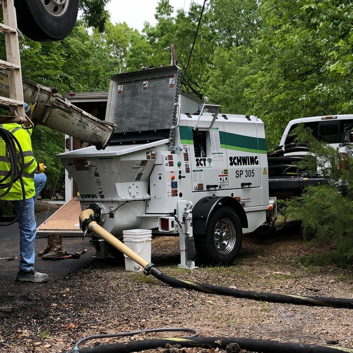 Schwing SP 305 Trailer-Mounted Concrete Pump | Tier 4 Final Engine