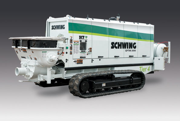 Schwing SPTM 2000 Trailer Pump | High-Performance Concrete Pump with Advanced Mobility