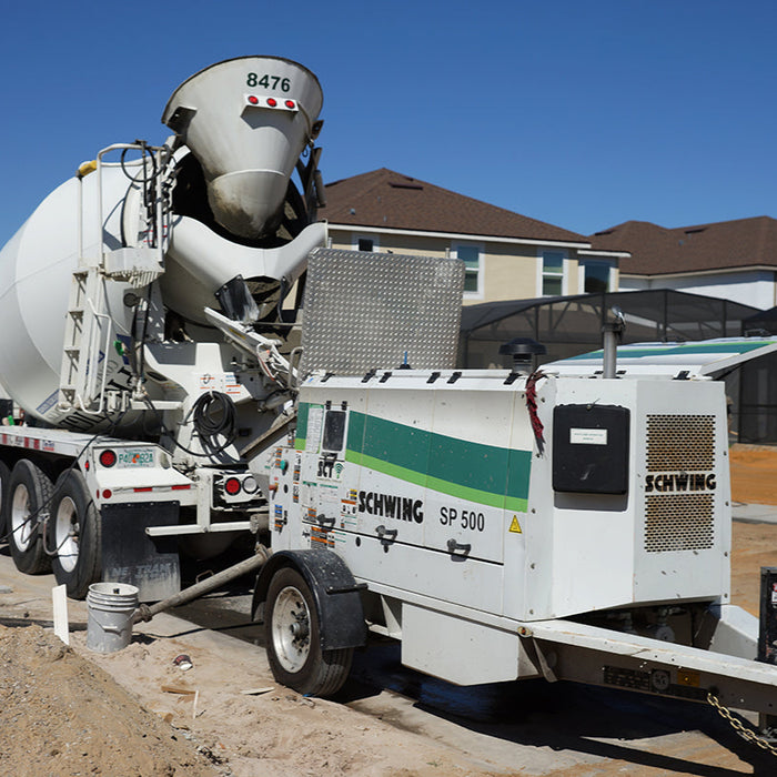 Schwing SP 500 Trailer Pump | Tier 4 Final Engine | Lightweight and Efficient Concrete Pump