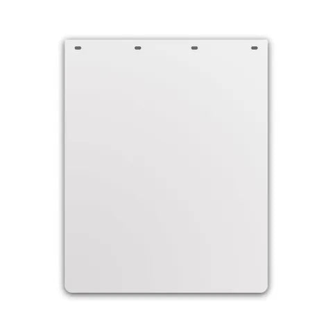 Buyers Products 82651-SR – Rear Mud FLAP-WHITE 24' X 24'..ANTI Spray Plastic (PAIR)