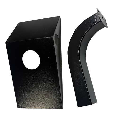 Western Mixer 183751 – MTM BM III R/H Fender & Tube Assembly, Replaces OEM Plastic, Powder Coated Black