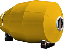 D-11-M80-46-HD | Con-Tech Manufacturing | DRUM - M80 REPLACEMENT, 11 YD, 46", 1/4 X 1/4, YELLOW