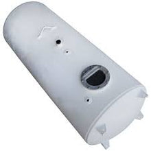 McNeilus 151775 – 150 Gallon Steel Water TANK..SIDE OR Cross Mount Painted WHITE..26" Diameter X 68" Length
