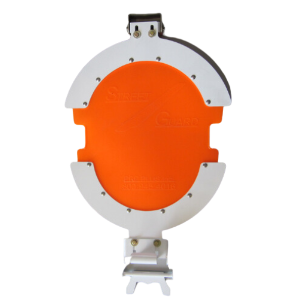 Western Mixer SG1.ORANGE-WHITE – Street Guard 1- White / Orange, Urethane Assembly