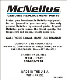 McNeilus 0214523 – MTL-GENUINE Mcneilus Parts