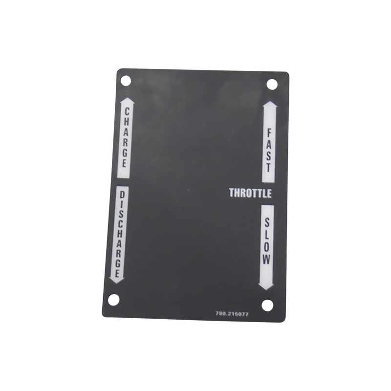 McNeilus 0215077 – Placard, Rear Control Box