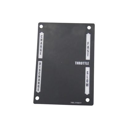 McNeilus 0215077 – Placard, Rear Control Box