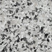  Gracious epoxy flake – top-down texture view of medium gray 1/4" polymer chips.