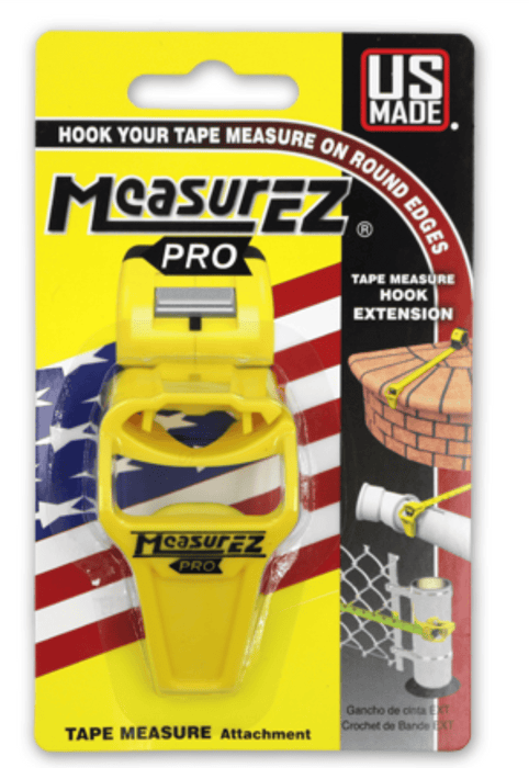 MeasurEZ Pro tape measure attachment, universal fit for 1-1/4” measuring tapes, designed for precision work in multiple industries