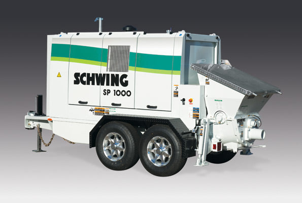 Schwing SP 1000 Stationary Concrete Pump | High-Performance Tier 4 Final Pump