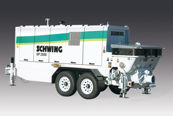 Schwing SP 2000 Trailer Pump | High-Performance Concrete Pumping for Large-Scale Projects