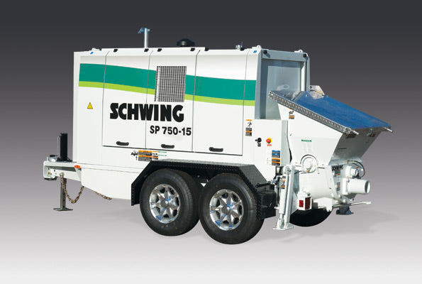 Schwing SP750-15 Trailer Concrete Pump | High-Performance Pumping